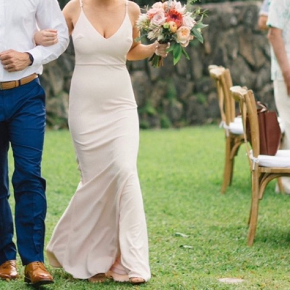 Lulus Infinite Glory Blush Pink Maxi Dress
